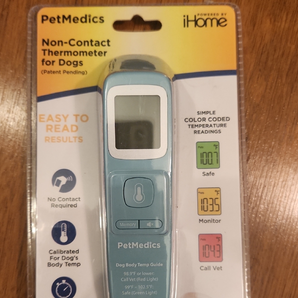Non-Contact Dog Thermometer - Light Blue